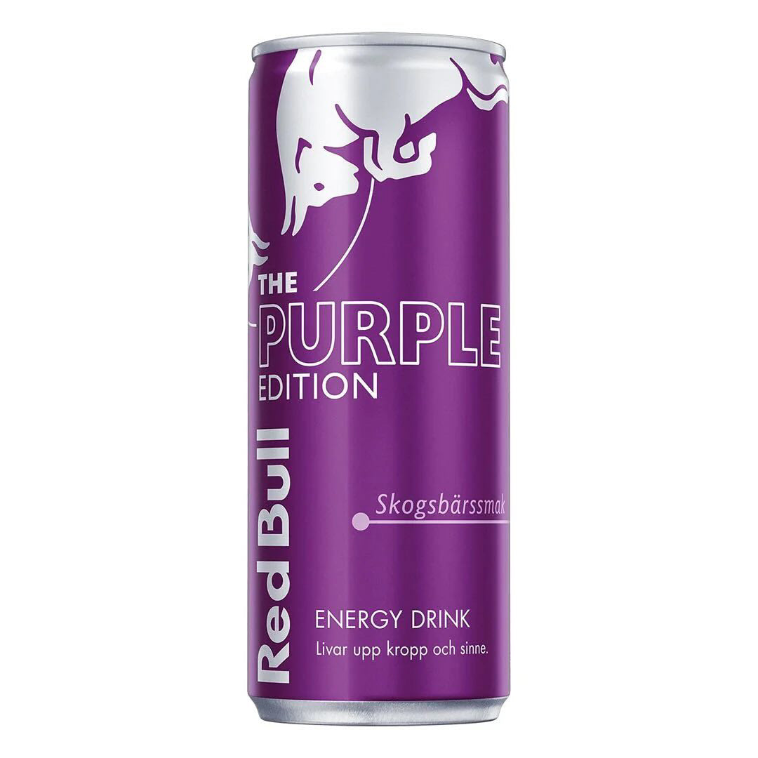 Red Bull Purple Edition Skogsbärssmak (Waldbeere) / 250ml