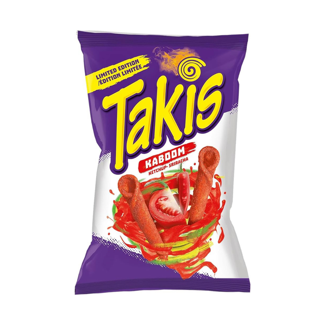 Takis Kaboom Ketchup Sriracha 80g / Mexico