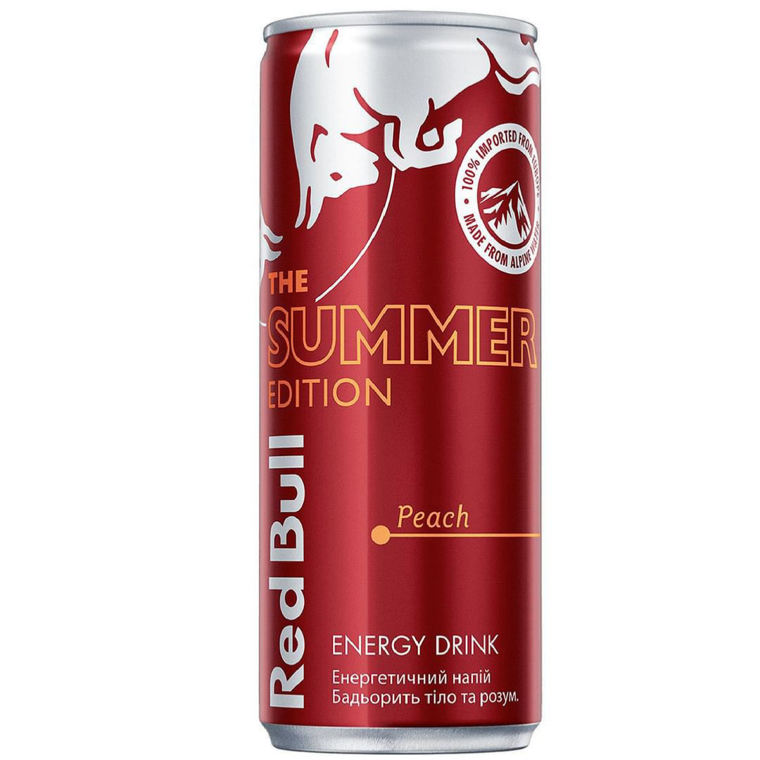 Red Bull Peach 250ml / Schweden